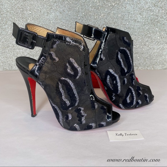 Christian Louboutin Shoes - Christian Louboutin Ankle strap Sequin booties